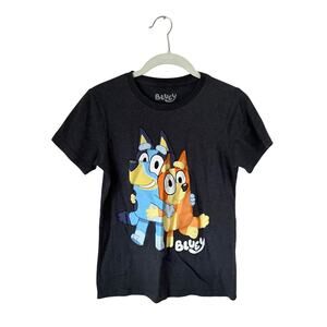 Bluey Dark Gray Graphic T-Shirt: Modern